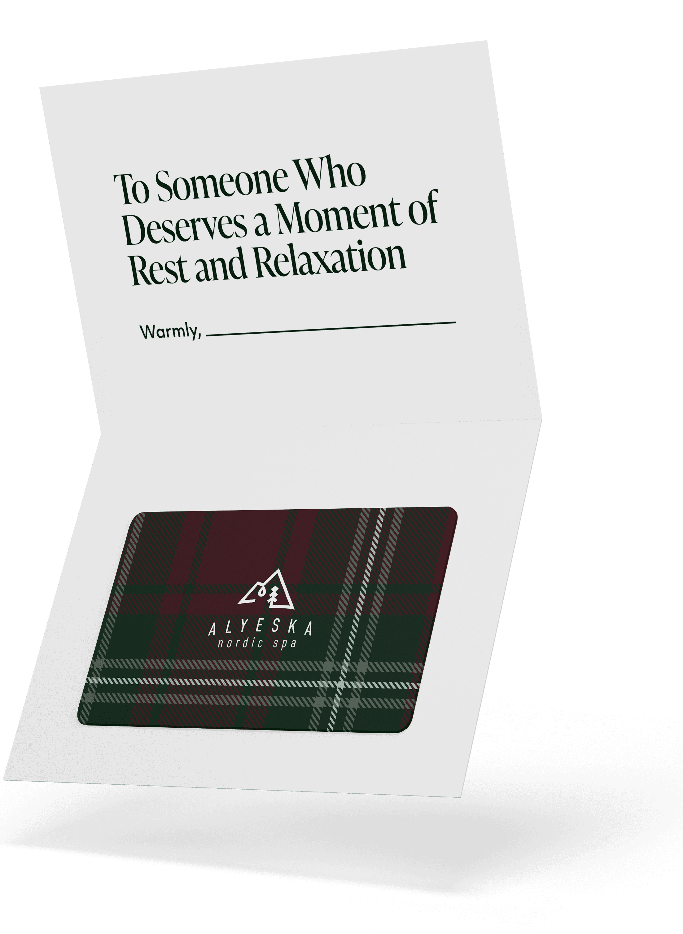 Alyeska Nordic Spa E-Gift Card is the perfect gift